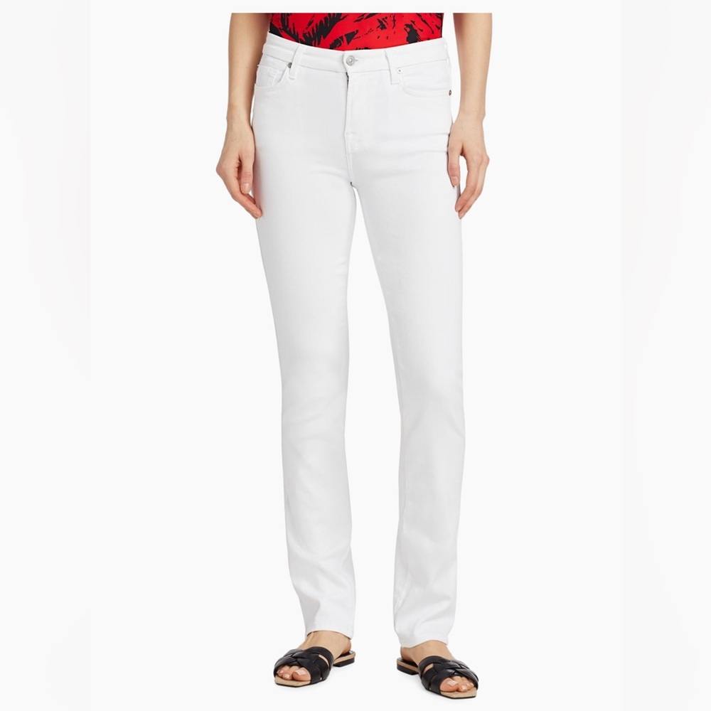 7 for All Mankind, Kimmie Crop size 27 white jeans - Picture 2 of 14